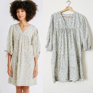 Mirth XL Belem Vneck tunic dress in Sandstone Coral print